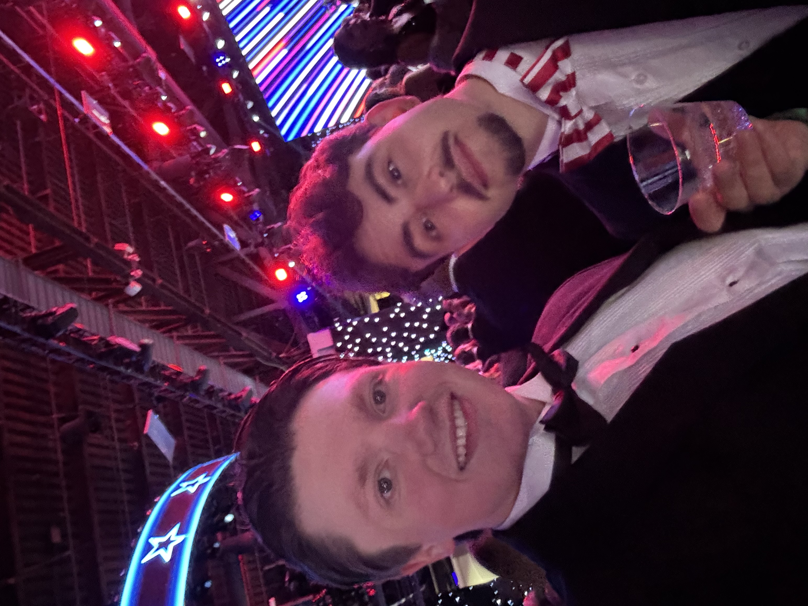 Lane and Ethan in formal attire at an event